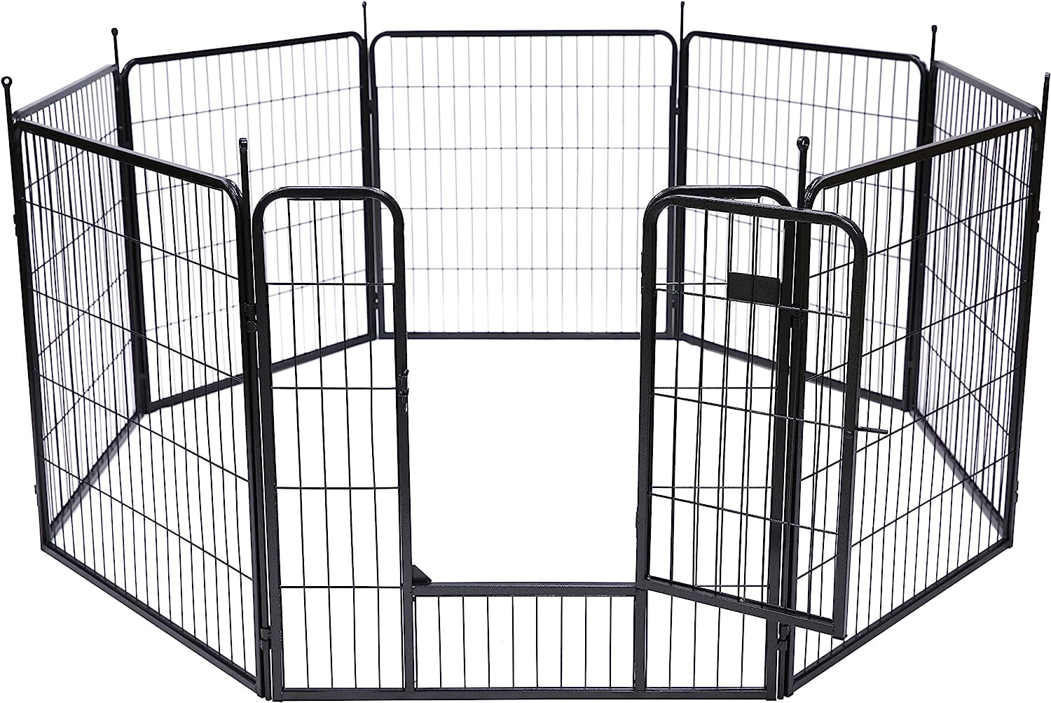 Homey Pet Extra Large 32" x 8 Panels Heavy Duty Dog Fence Indoor