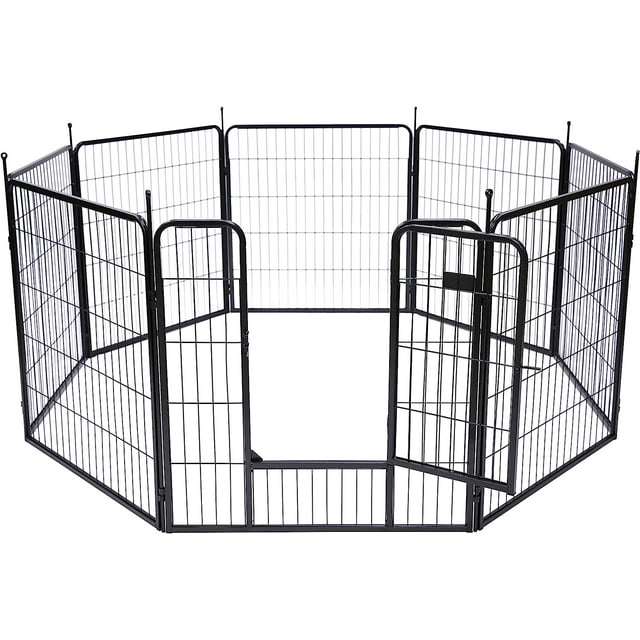 Homey Pet Extra Large 32" x 8 Panels Heavy Duty Dog Fence Indoor