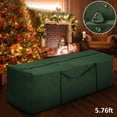 thumbnail image 1 of Homeya Christmas Tree Storage Bag for 9-Foot Artificial Trees, Extra Large Xmas Storage Box Container with Handles & Dual Zipper, Green, 1 of 9