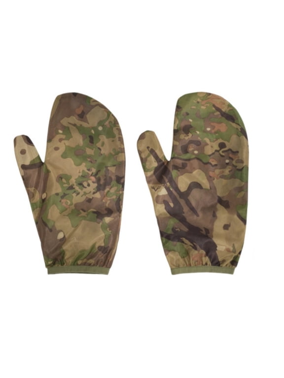 2 Pairs Mosquito Gloves for Arms Insect Gloves Bug Mosquito Netting for Camping Hiking Fishing Gardening for Adult,Brown One Size