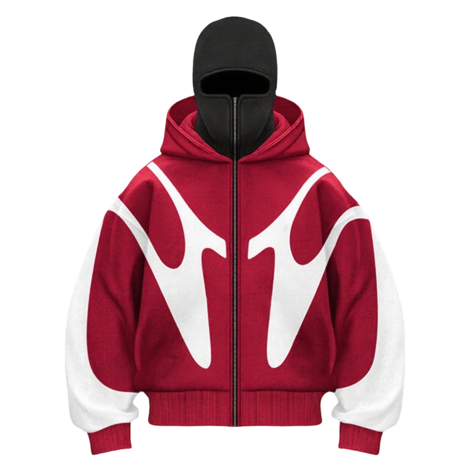 Balaclava Ninja Zipper Hoodie Jacket
