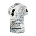 thumbnail image 1 of Homeyce Camo Shirt for Men Short Sleeve Button Camo Shirt Classic Vintage Camouflage T-Shirt Crew Neck Big and Tall Top Pullover,Gray XL, 1 of 5