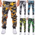 thumbnail image 1 of Homeyce Camo Sweatpants for Men Camouflage Drawstring Camo Print Sweatpants with Pockets Straight Leg Cargo Sweatpant Athletic Loose Fit Athletic Loose Sweat Pants,White 3XL, 1 of 5