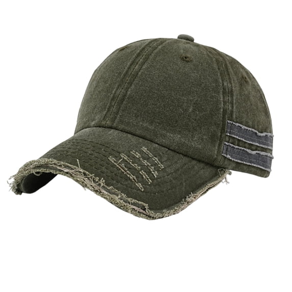 Homeyce Daily Outdoor Washed Distressed Baseball Hat Fashion Retro Style Adjustable Comfortable Cap,Camouflage Green