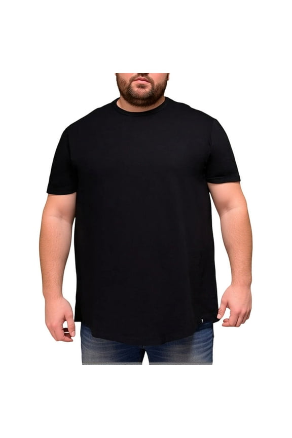Men's Big and Tall Shirts 3xl Short Sleeve Round Neck Casual Tee Ultra Soft Breathable Regular Fit Classic T-Shirt Solid Color Classic Basic Tops Xl-6xl,Black 5XL