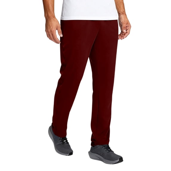 Homeyce Men's Sweatpants with Stretch Breathable Lightweight Track Style for Gym Running Outdoor Activities,Red M