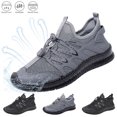 thumbnail image 1 of Homeyce Men's Walking Sneakers Lightweight Breathable Mesh Sport Shoes Non-Slip Durable Comfortable Trainers for Daily Commute Hiking Travel Outdoor Activities,Gray 45(US-10.5), 1 of 6