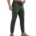 thumbnail image 1 of Homeyce Mens Athletic Pants Lighteight Quick Dry Hiking Pants Outdoor Water Resistant Workout Sweatpants with Pockets,Green S, 1 of 4