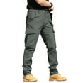 thumbnail image 1 of Homeyce Mens Cargo Pants Durable Ripstop Elastic Waist Cargo Pants Breathable Water Resistant Hiking Pants for Men Stretch Lightweight Work Quick Dry Athletic Joggers with Pockets,Gray M, 1 of 4
