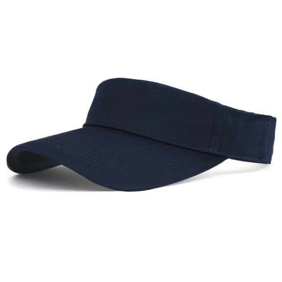 Homeyce Sun Stretchy Visor Hat for Men Women Lightweight Portable No Slip Band UPF 50 Sun Protection Visor,Navy