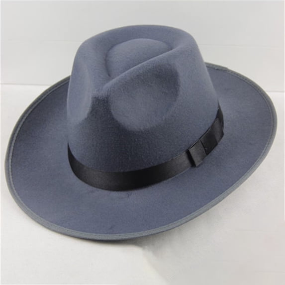 Homeyce Trendy Western Cowboy Hat Men Women Universal Vintage Fedora Style Sunshade Outdoor Activity Cowboy Hat,D