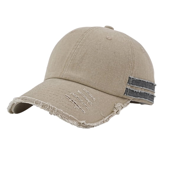 Homeyce Unisex Casual Vintage Baseball Cap Washed Worn Look Adjustable Snapback Sports Dad Hat,Beige