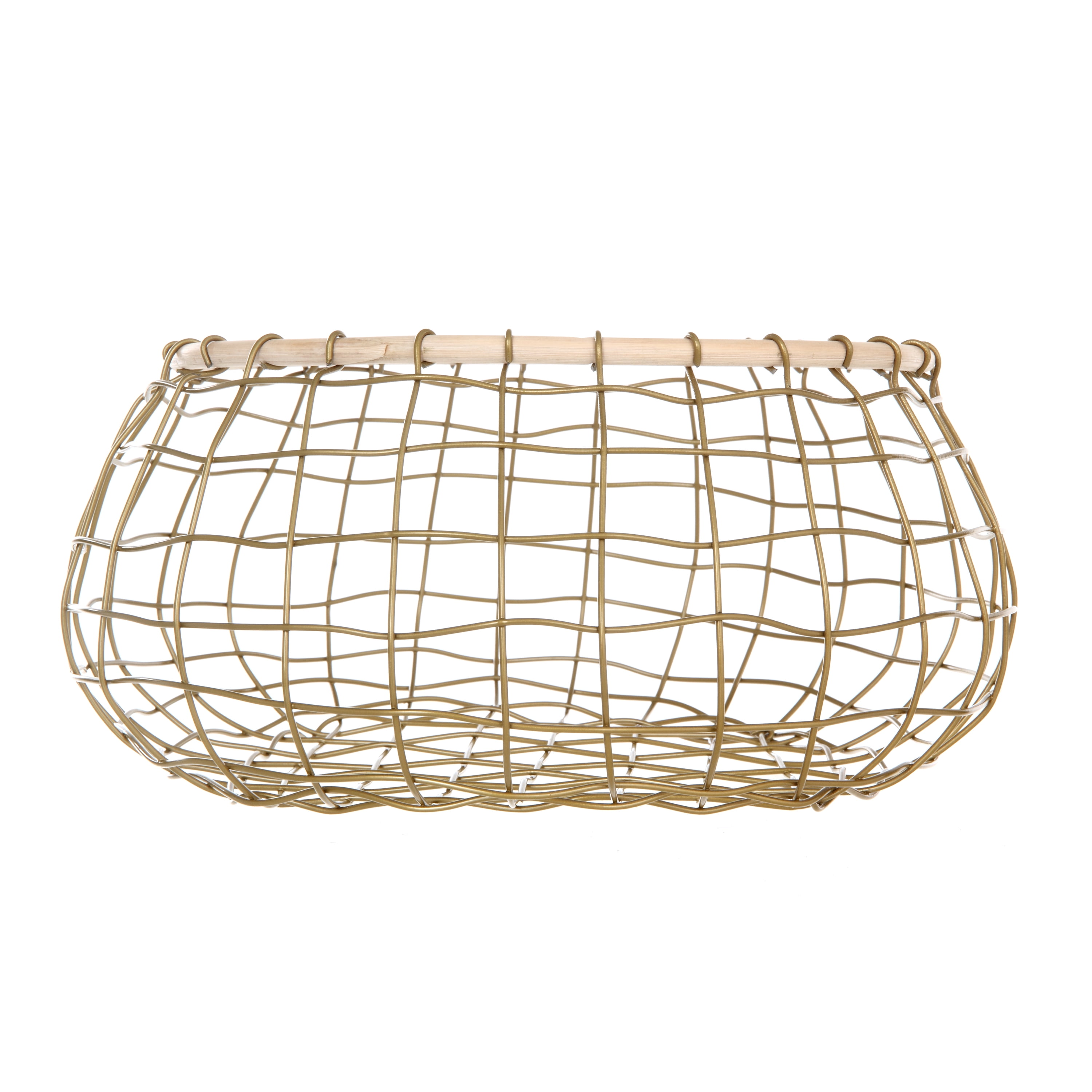 Homezone Gold Wire Basket