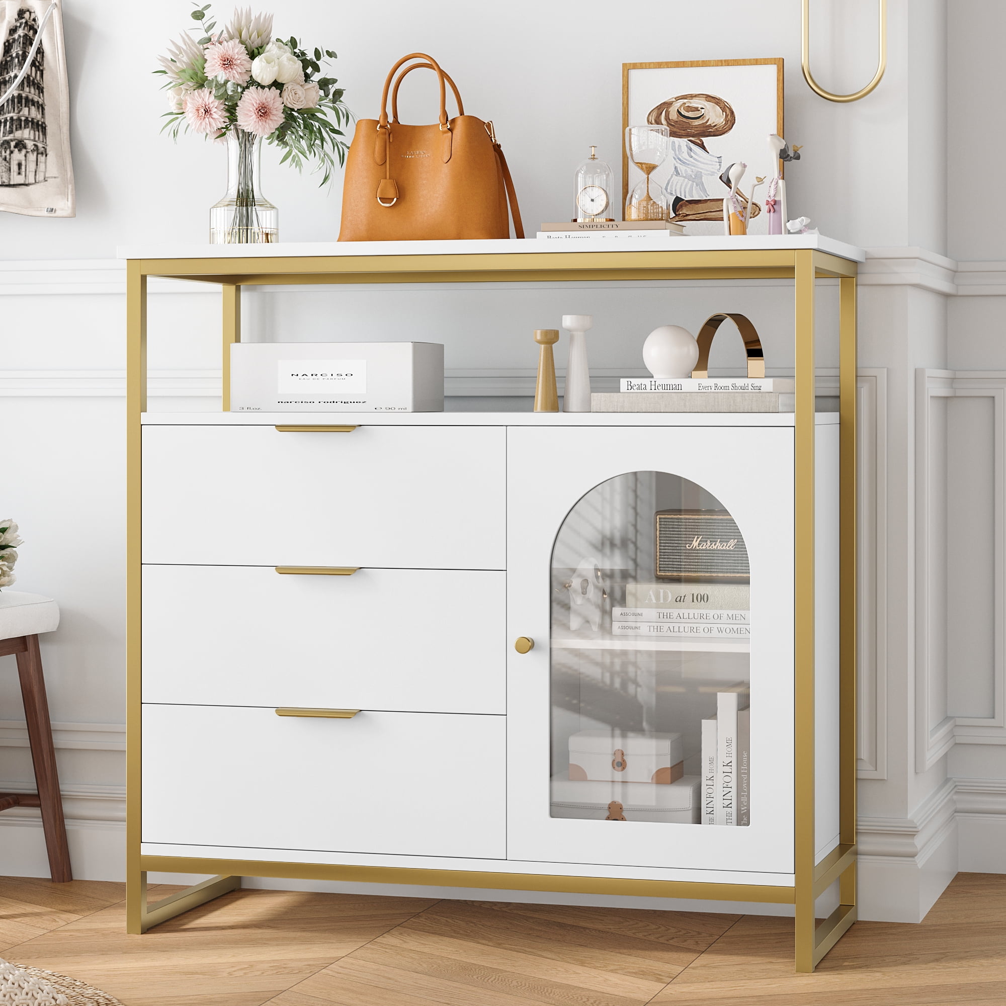 Glass hallway cabinet hotsell