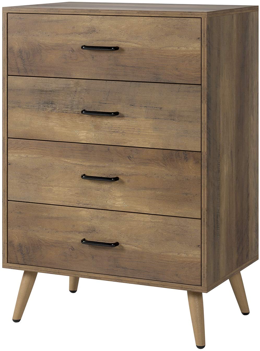 Mainstays Hillside 4Drawer Dresser, Espresso Finish