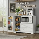 Homfa 40'' Kitchen Storage Cabinet, Buffet Cabinet Sideboard with ...