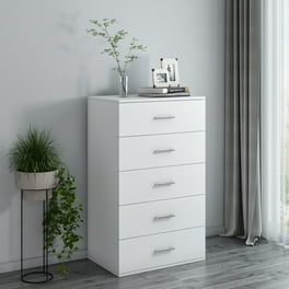 Hadari Tall Chest of Drawers Modern 6 Drawer Dresser White Chest of Drawers for Bedroom Wood Corrigan Studio