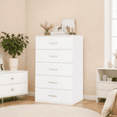 Sterilite 3 Drawer Weave Tower, White