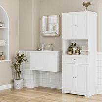 Homfa bathroom 2024 wall cabinet