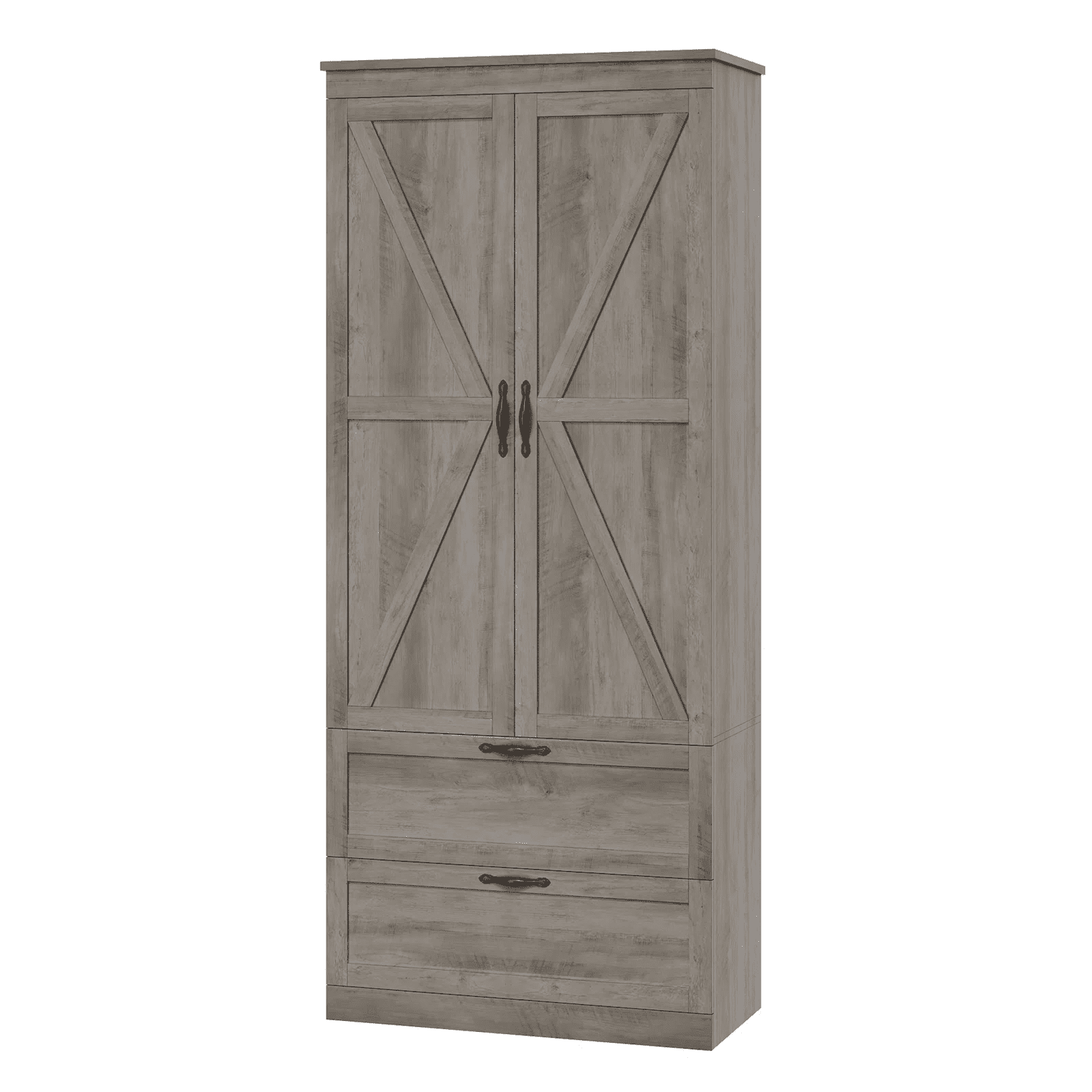 "Homfa Tall Wooden Modern Standing 70.3""H Bathroom Storage Cabinet ...