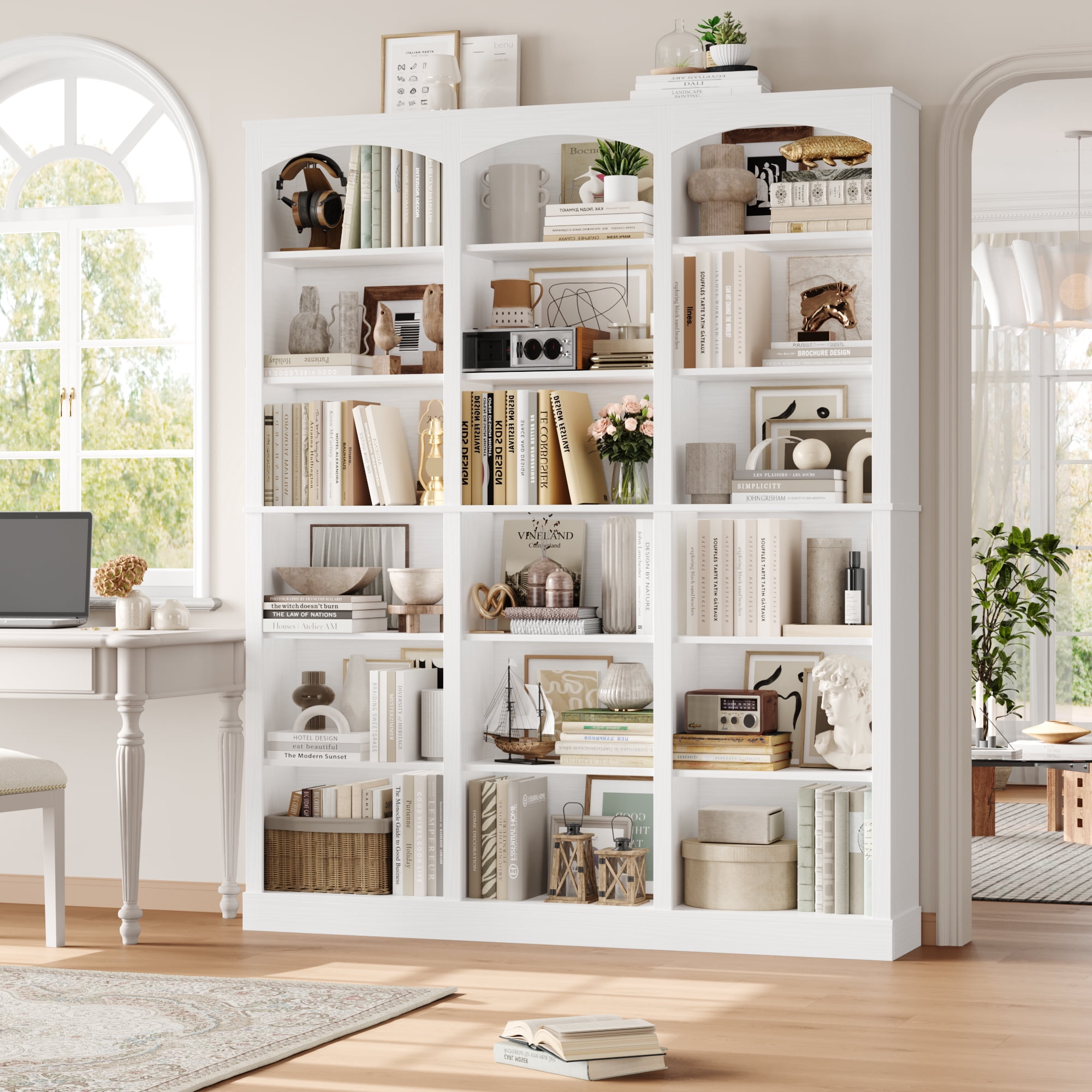 Homfa 18-Cube Bookcase and Bookshelves, 71.2