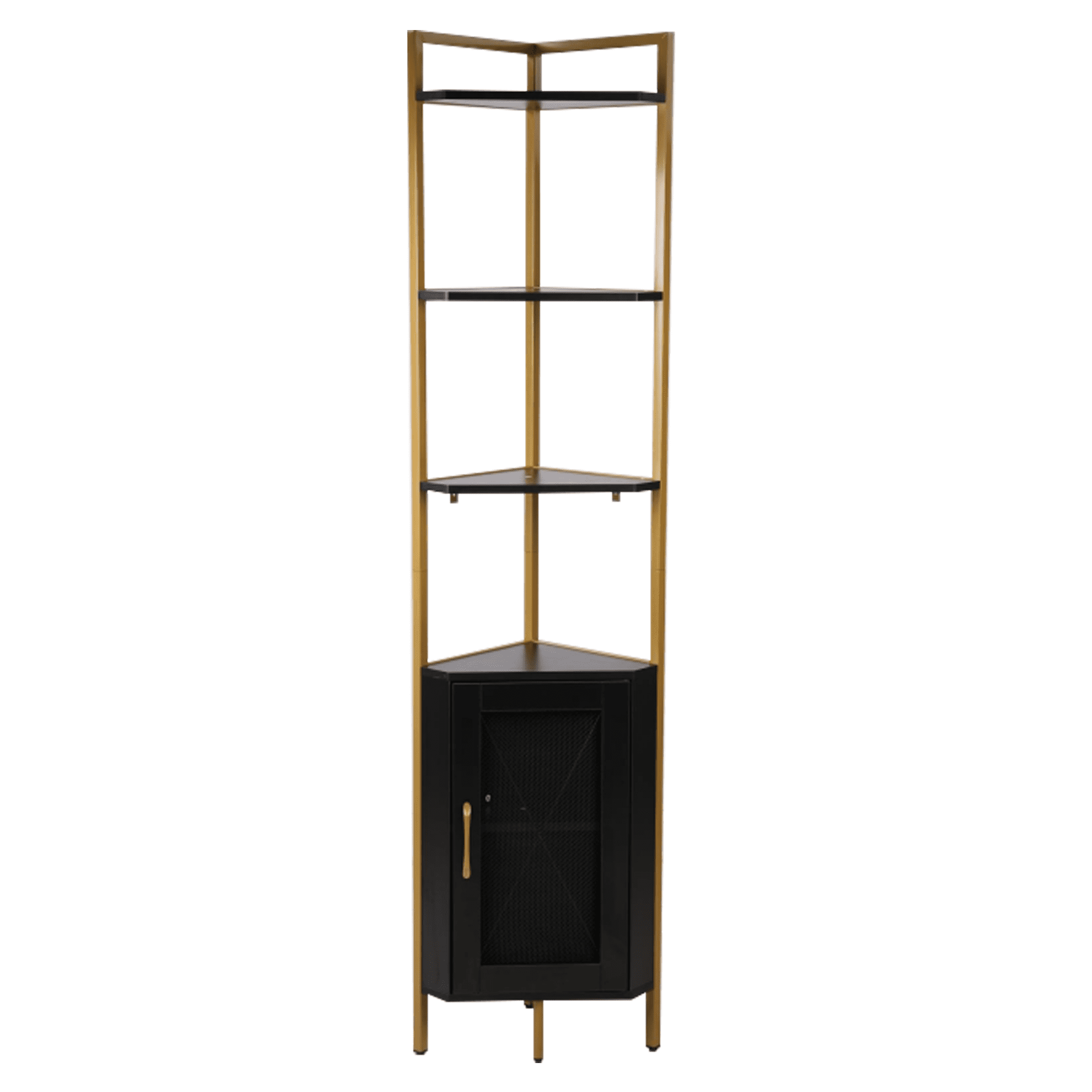 Homfa 71" Tall Corner Bookshelf with Storage 6Tier Heavy Duty