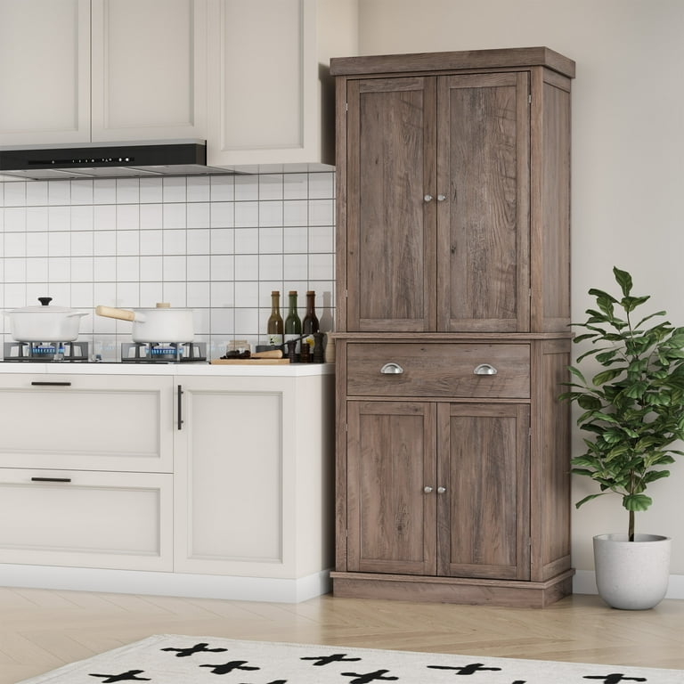 https://i5.walmartimages.com/seo/Homfa-72-4-Tall-Kitchen-Pantry-with-4-Doors-Large-Drawer-Storage-Cabinet-for-Dining-Room-Living-Room-Brown_d5c21f3d-49fb-4fd0-a36f-6af14b0e9e63.b10b9f60e1f64c475f81d7cbc7d880df.jpeg?odnHeight=768&odnWidth=768&odnBg=FFFFFF