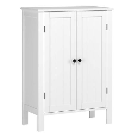 Homfa Bathroom Cabinets Freestanding, Bathroom Storage Floor Cabinet, White Storage Cabinets with Doors and Shelves
