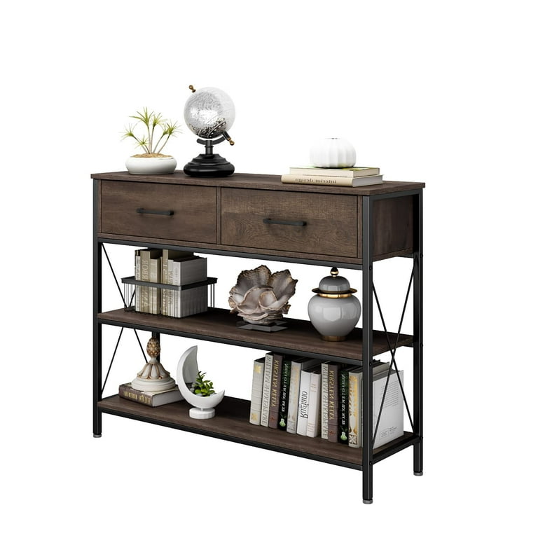 Homfa Console Table With Drawers