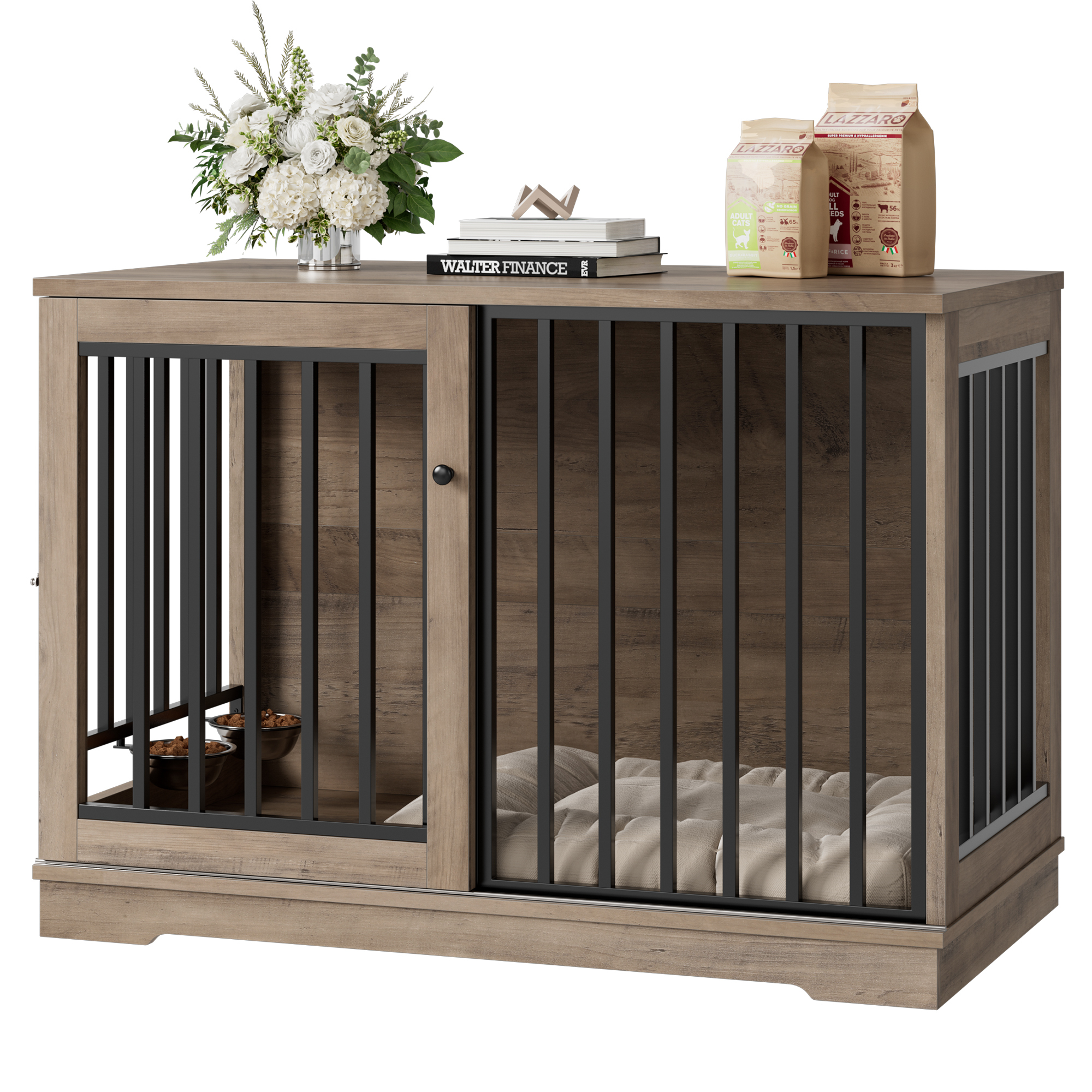 Fresh Look at Homfa Dog Crate Furniture 47 2 Large Wooden Indoor Dog