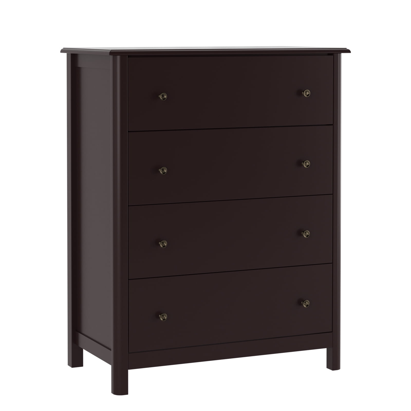Homfa Big Tall Room Horizontal Dresser, 4 Drawer, 29''W Brown Chest, Kids  Bedroom - Walmart.com