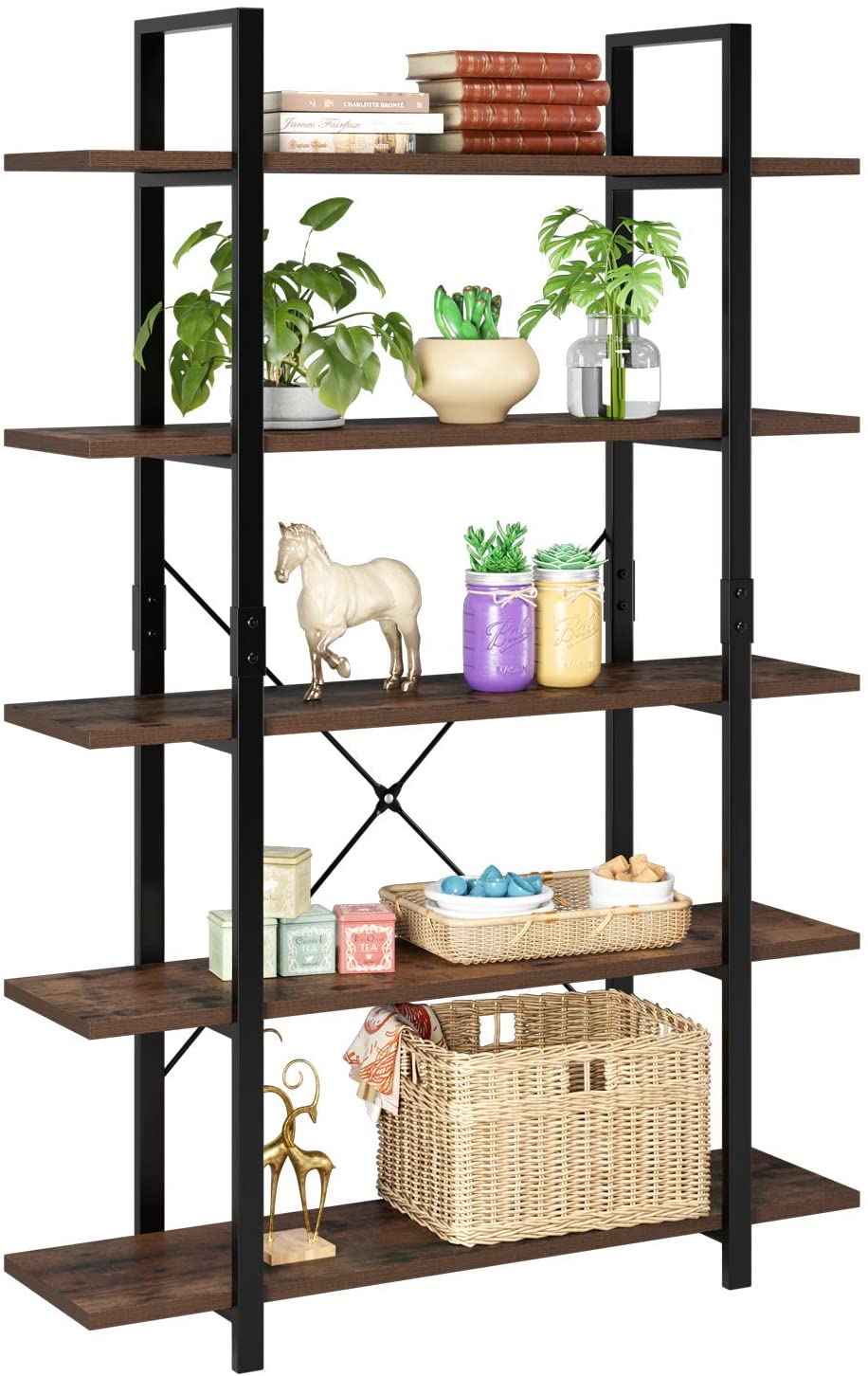 Mainstays 8Cube Storage Organizer, Rustic Brown