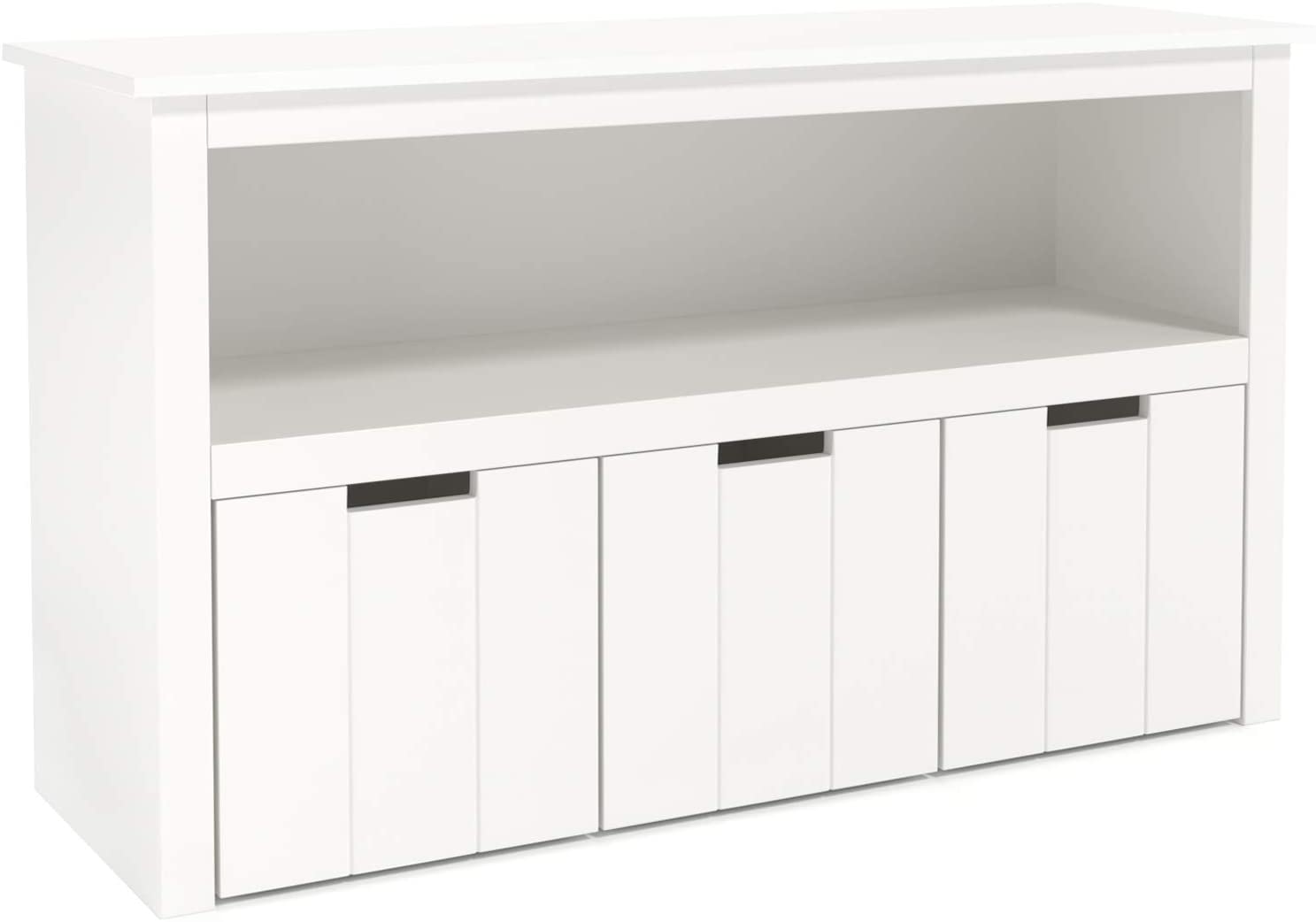Homfa Kids Storage for Toy, Cube Storage Shelf with 3 Drawers for Kid's Gift, Living Room, White - image 1 of 9