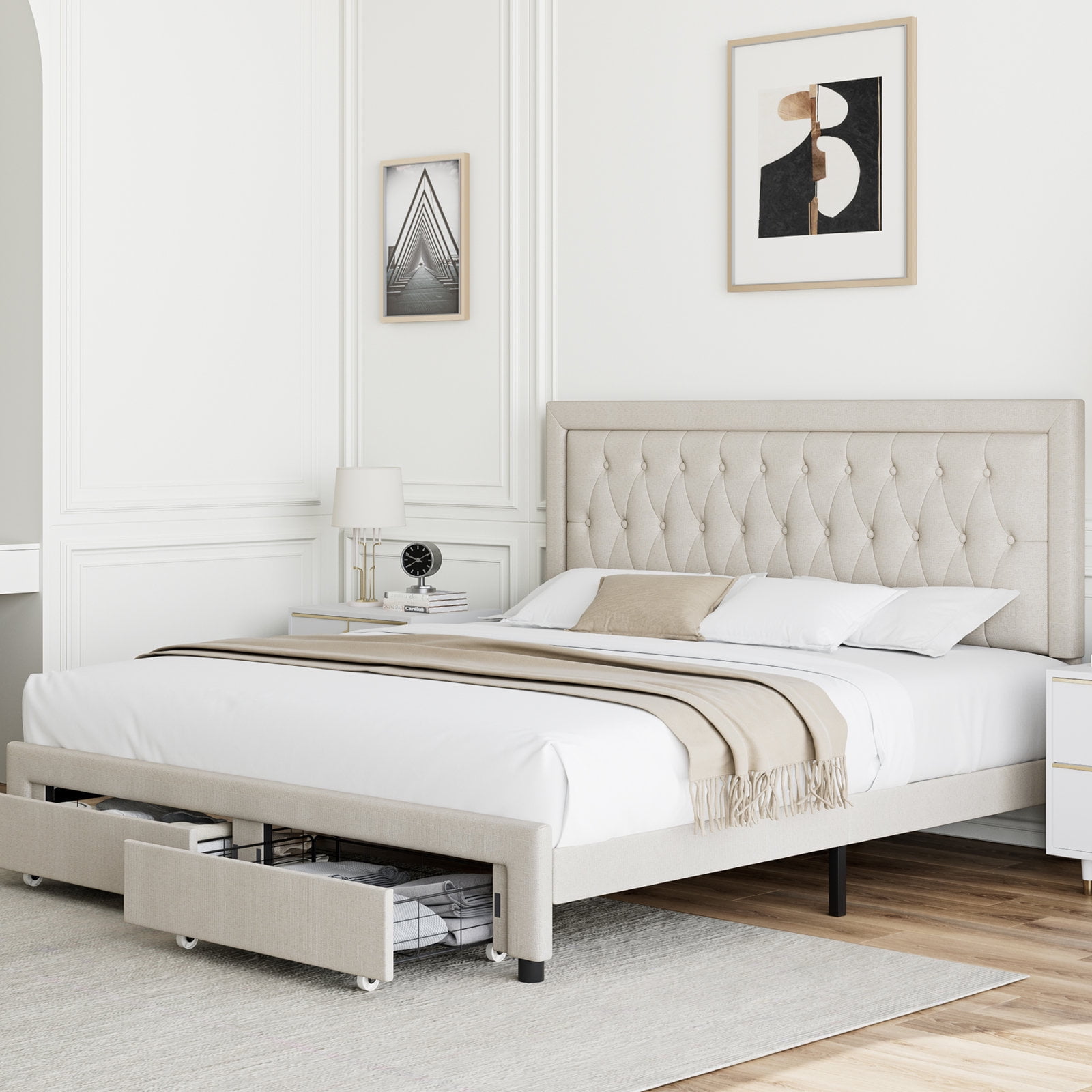 Wadhamさま専用 Amazon.com: Modway Resort King Size Platform Bed with Arch