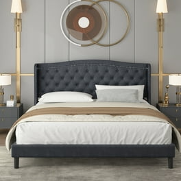 Crown Mark Florence Gray Panel Bed King Walmart