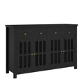Homfa Kitchen Buffet Sideboard, Modern Wood Storage with 4