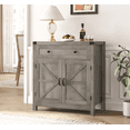 thumbnail image 1 of Homfa Kitchen Buffet Sideboard with Drawer, Compact Coffee Bar with Adjustable Shelf for Dining Room, Wash Gray, 1 of 7
