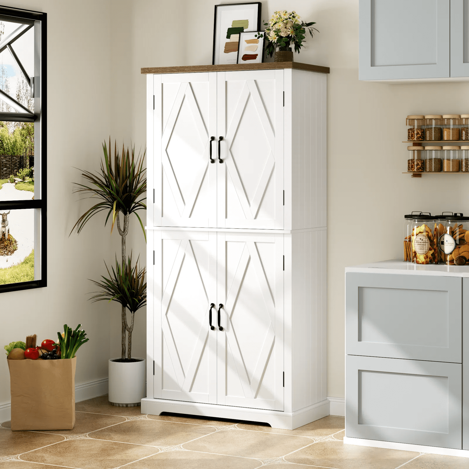 https://i5.walmartimages.com/seo/Homfa-Kitchen-Pantry-4-Doors-64-37-H-Farmhouse-Freestanding-Wood-Storage-Cabinet-Thickened-Top-Board-Dining-Room-Living-Entryway-White_8dbafed2-d28e-48e7-9d22-a0cd3ff6f936.e78e57a834c0b3bd529026b5e1144f80.png