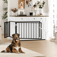 thumbnail image 1 of Homfa Dog Crate with Storage Cabinet and 2 Drawers, Indoor Furniture Style Wooden Large Dog Kennel, White, 1 of 6