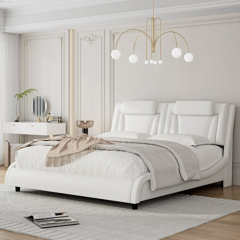 Pillow on bed frame cheap