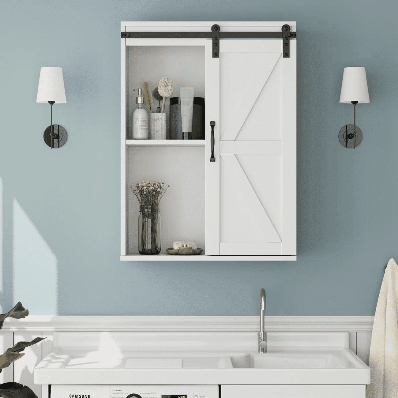 Wall Mounted Cabinet Sliding Doors
