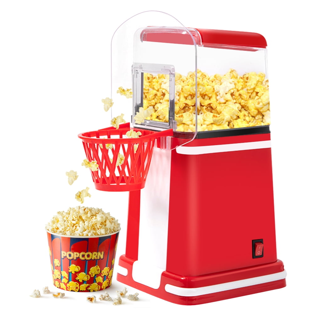 Homgeek Popcorn Maker,1200W Hot Air Popcorn Popper