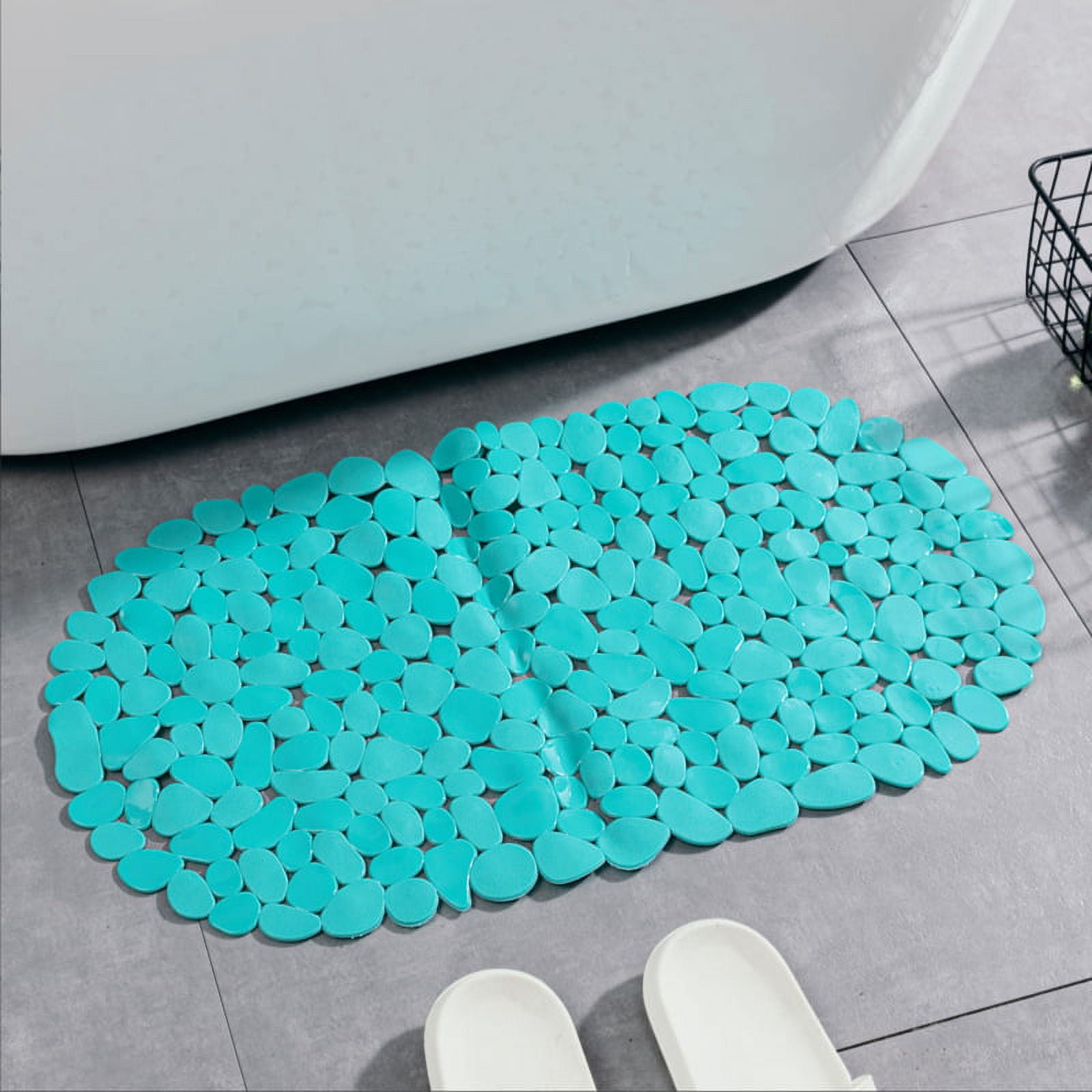Non Slip Bath Mat Extra Large Bathtub Strong Suction Anti Mold Rubber Shower  MFC