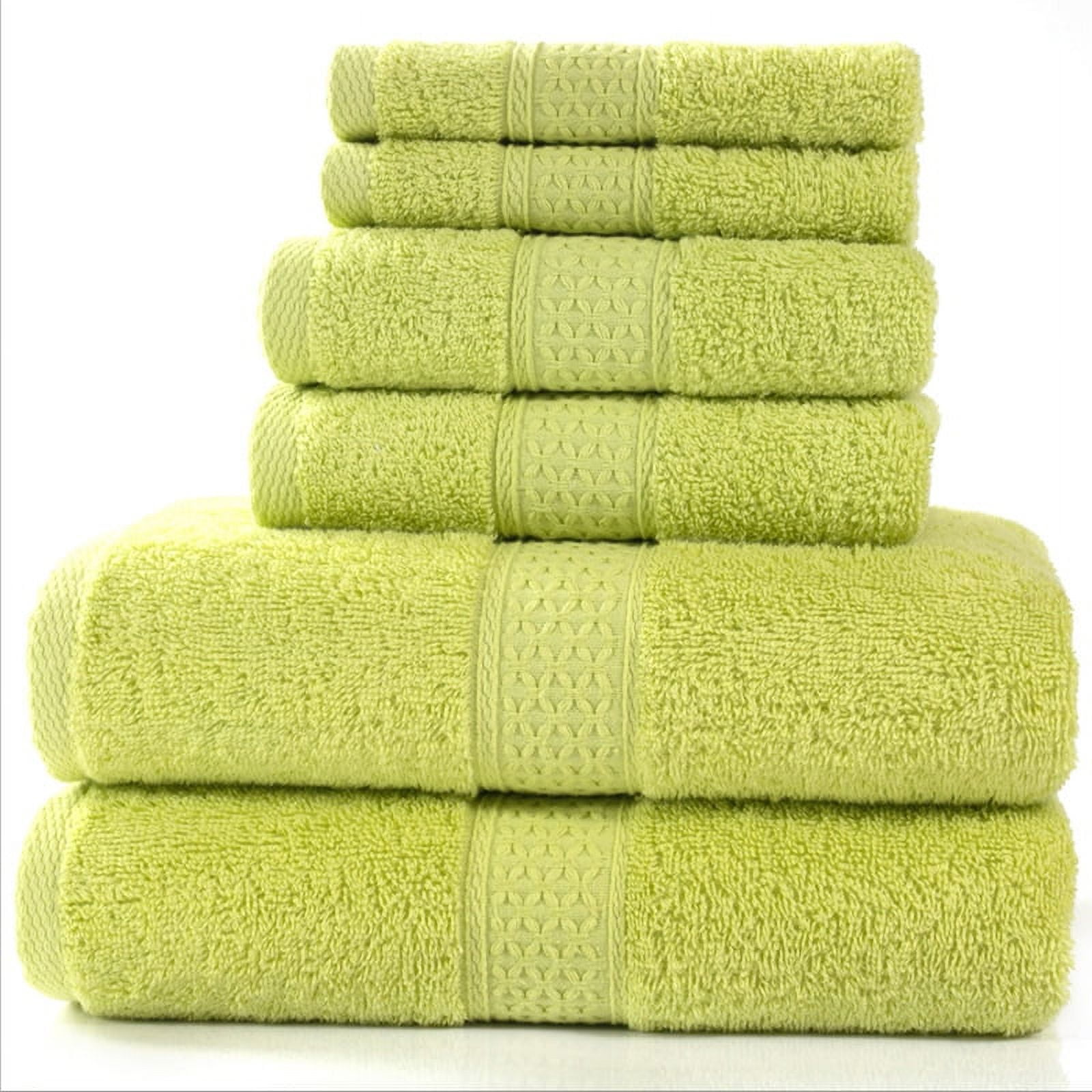 Chakir Turkish Linens Hotel & Spa Quality, Highly Absorbent Towel Set (Set of 8, Moss)