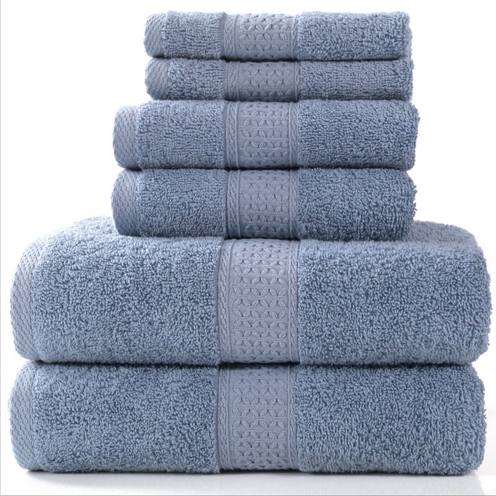 Chakir Turkish Linens Luxury Spa and Hotel Quality Premium Cotton 6-Piece  Towel Set (2 x Bath Towels, 2 x Hand Towels, 2 x Washcloths)