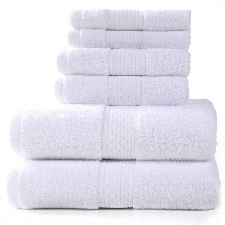 Chakir Turkish Linens Luxury Spa and Hotel Quality Premium Turkish Cotton  6-Piece Towel Set (2 x Bath Towels, 2 x Hand Towels, 2 x Washcloths)