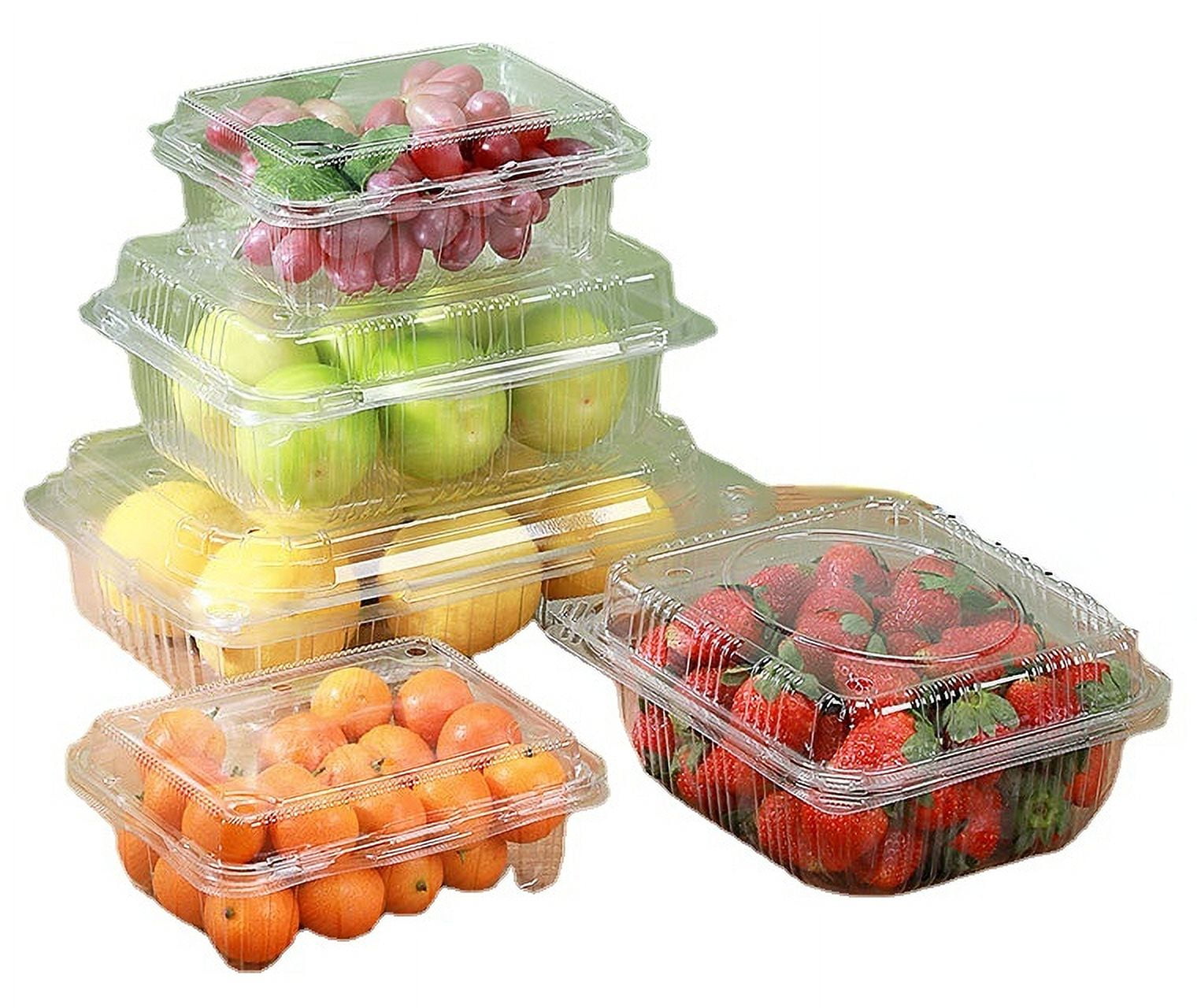 Disposable Food Containers Degradable Kitchen Accessories 3/4/5/6 Grid  Lunch Boxes Salad Vegetable Fruit Packing Box with Lid - AliExpress