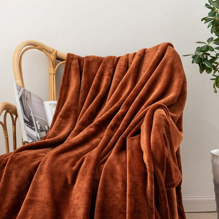 Homgreen Fleece Blanket Super Soft Cozy Throw Blanket 51.1