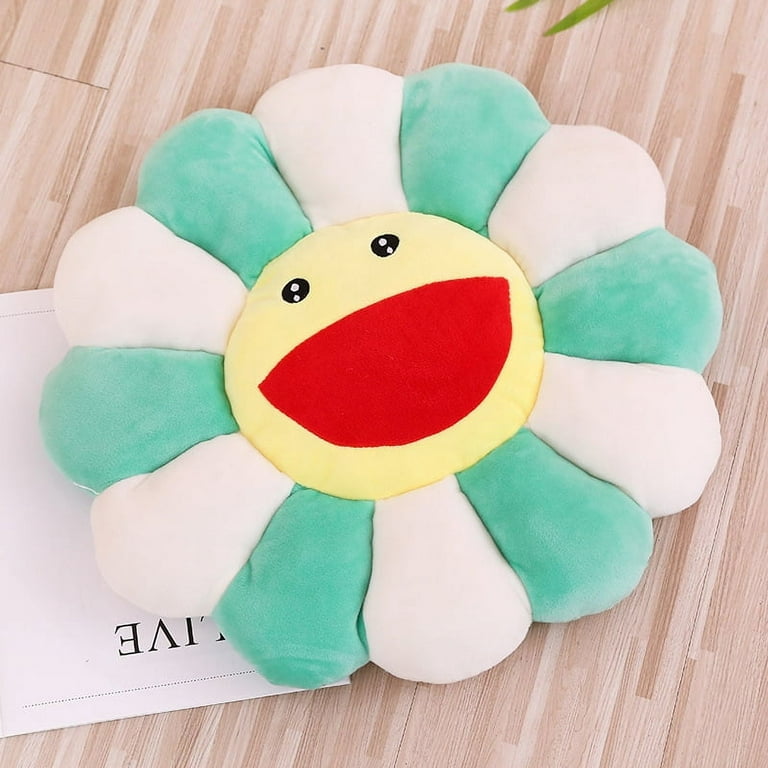 Homgreen Flower Plush Pillow, Sunflower Pillow Soft & Comfortable