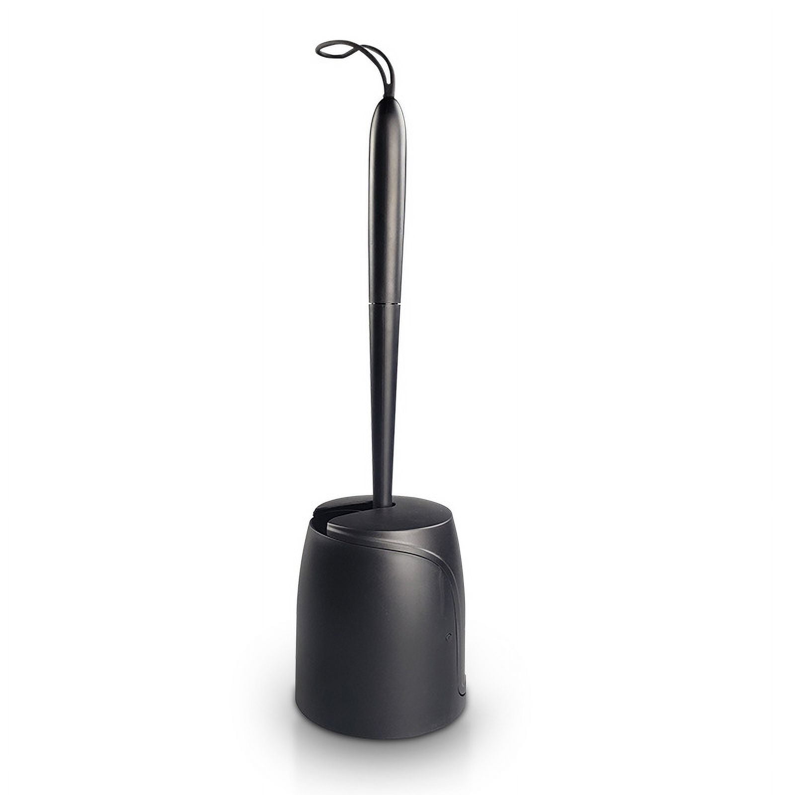 Homgreen Good Grips Compact Toilet Brush & Canister,Automatic open and